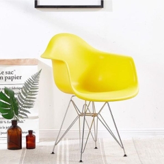 Ghế Eames Nhựa Đúc Có Tay Chân Sắt