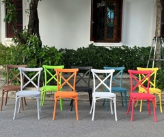 Ghế Nhựa Đúc Bistro X Nhập Khẩu GN14