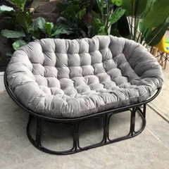 Ghế Papasan Đôi Thư Giãn Mây Nhựa MN43