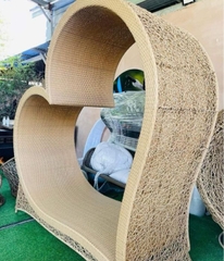 Ghế Trái Tim Mây Nhựa Ngoài Trời GTT11