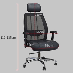 Ghế Văn Phòng Lưng Lưới Tựa Đầu GX18