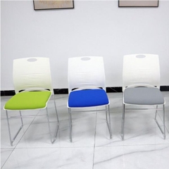 Ghế Văn Phòng Lưng Nhựa Đúc Mặt Nệm Chân Quỳ