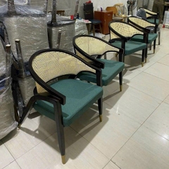Ghế WORMLEY Gỗ Sồi Tựa Mây GW09