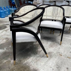 Ghế WORMLEY Gỗ Sồi Tựa Mây GW09