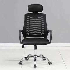 Ghế Văn Phòng Lưng Lưới Chân Xoay Tựa Đầu GX01