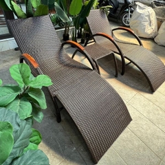 Giường Bể Bơi Mây Nhựa GBB18