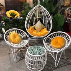 Bàn Ghế Ngoài Trời Giả Mây