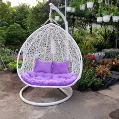 Xích Đu Đôi Mây Nhựa Sân Vườn MN45
