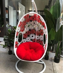 Xích Đu Đơn Đồng Tiền Mây Nhựa XD19
