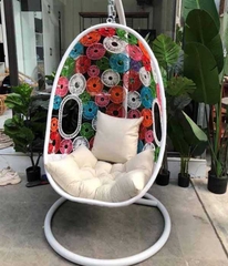 Xích Đu Đơn Đồng Tiền Mây Nhựa XD19