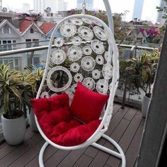 Xích Đu Đơn Đồng Tiền Mây Nhựa XD19