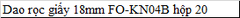 Dao Flexoffice FO KN04 lớn 18mm (có 2 lưỡi dao dự phòng)