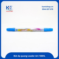 Bút dạ quang 2 đầu Leader Art LA108HL