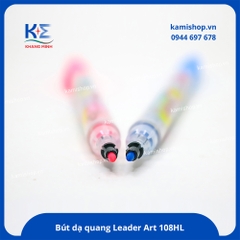 Bút dạ quang 2 đầu Leader Art LA108HL