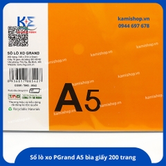 Sổ lò xo A5 bìa giấy PGrand 8542 200 trang