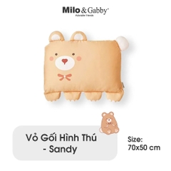 Vỏ gối hình thú Milo & Gabby - Sandy - MN-022