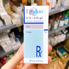 Gel trị mụn Epiduo adapalen 0.1%/ BPO 2.5% Gel - 15g