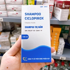 Dầu gội trị nấm Ciclopirox 1% Shampoo - 100ml