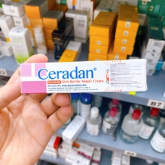 Kem dưỡng ẩm cho da khô Ceradan Skin Barrier Repair Cream Ceramide3.3%, Cholesterol, Axit béo