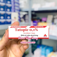 Thuốc mỡ điều trị viêm da dị ứng TATOPIC 0.1% - hộp 1 tuýp 10g