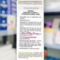 Kem dưỡng giảm mụn, mờ thâm, ngừa mụn tái phát NOREVA Exfoliac Global 6 Intensive Global Care - 30ml
