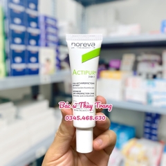 Kem giảm nhờn mụn, giúp làm mờ thâm mụn 3 trong 1 NOREVA Actipur 3 EN 1 Intensive Anti-Imperfecion Care Cream - 30ml