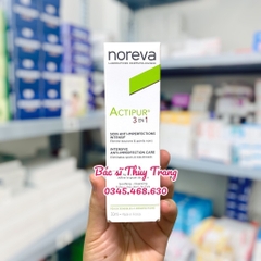 Kem giảm nhờn mụn, giúp làm mờ thâm mụn 3 trong 1 NOREVA Actipur 3 EN 1 Intensive Anti-Imperfecion Care Cream - 30ml