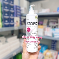 Gel tắm gội dành cho da dị ứng/ kích ứng Latopic Body & Hair Wash Gel - 400ml