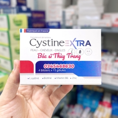 Viên uống làm sáng da, giảm tóc gãy rụng, chắc khoẻ móng Cystine Extra - hộp 60 viên