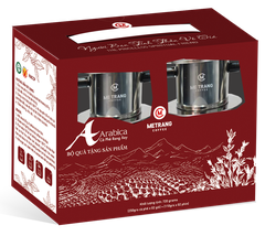 Cà phê Arabica Giftset (Giftset Arabica Vacuum Ground Coffee - plus 2 Inox Filter)