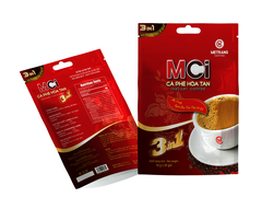 Cà phê sữa hòa tan 3in1 - túi 24 gói (White instant coffee 3in1)