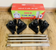 CHÂN TỦ LẠNH/ MÁY GIẶT H.TÂM MÃU NHỎ, CÓ BÁNH XE (XANH CHUỐI, ĐỎ)
