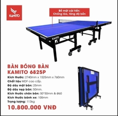 Bàn bóng bàn Kamito 6825P