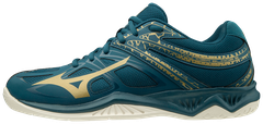 Giày Mizuno Thunder Blade 2 màu xanh viền vàng