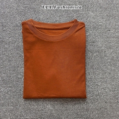 Áo croptop nữ tay dài cổ tròn vải thun coton co giãn 4 chiều kiểu basic dáng ôm body màu đen đẹp ELY278