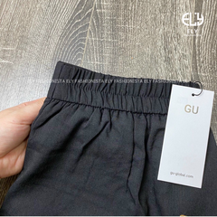 Quần đùi nữ ElyFashionista cạp chun năng động vải đũi hàn mềm mát kiểu trơn basic ELY219