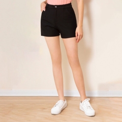 Quần đùi nữ cạp cao kiểu basic short ngắn chất vải umi hàn co giãn tôn dáng đồ mặc nhà đi làm đẹp ELY251