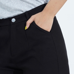 Quần đùi nữ cạp cao kiểu basic short ngắn chất vải umi hàn co giãn tôn dáng đồ mặc nhà đi làm đẹp ELY251