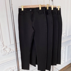 Quần tregging nữ cạp cao  dáng dài ôm bó legging chất vải UMI hàn cao cấp ko bai, không xù, không cắn chỉ chất ELY208