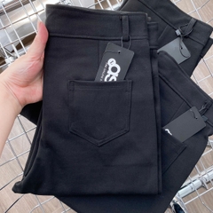 Quần tregging nữ cạp cao  dáng dài ôm bó legging chất vải UMI hàn cao cấp ko bai, không xù, không cắn chỉ chất ELY208