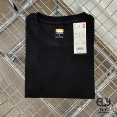 Áo phông nữ ELY dài tay dáng ôm body thun cotton trơn HÀNG DÀY CAO CẤP cổ tròn màu đen trắng nâu xanh ELY235
