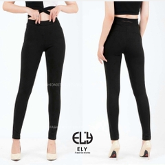 Quần legging nữ dài nâng mông lưng cạp cao giữ nhiệt leggin thun ôm bó vải dày đanh vải ELY239