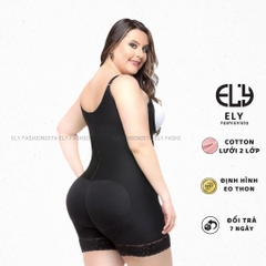 Quần định hình gen bụng toàn thân nâng mông chảy xệ giảm eo latex hàng đẹp ELY300