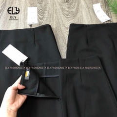 Chân váy bút chì công sở cao cấp Ely Fashion chất Umi Hàn from chuẩn-Váy đầm dáng dài lưng cao đen sang trọng ELY001.