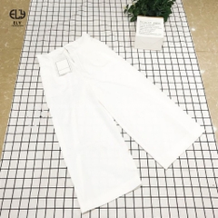 Quần lửng nữ ống rộng culottes Ely fashion chất đũi cao cấp cho mùa hè mát lạnh ELY248