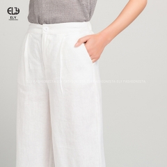 Quần lửng nữ ống rộng culottes Ely fashion chất đũi cao cấp cho mùa hè mát lạnh ELY248