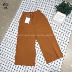Quần lửng nữ ống rộng culottes Ely fashion chất đũi cao cấp cho mùa hè mát lạnh ELY248