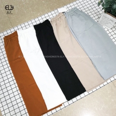 Quần lửng nữ ống rộng culottes Ely fashion chất đũi cao cấp cho mùa hè mát lạnh ELY248