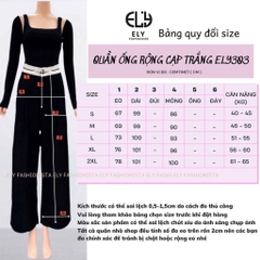 Quần suông nữ ống rộng chất vải Ruby cao cấp quần dài 100+1cm đi làm đi chơi sang chảnh phong cách cá tính  ELY303.