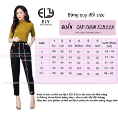 Quần tây nữ lưng cao Ely fashion kiểu baggy nữ công sở đi học thời trang dễ phối đồ đẹp ELY228